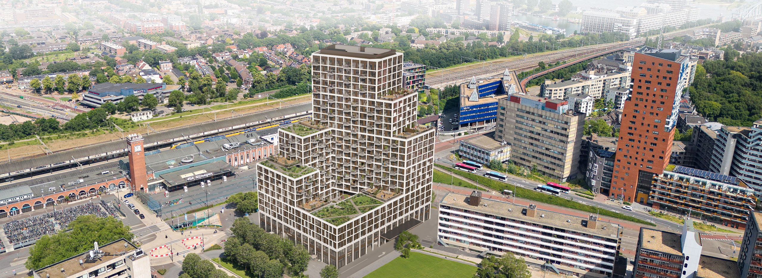 Metterswane_Locatie Artist impression van Het Nieuwe Metterswane vanaf de Stieltjesstraat.