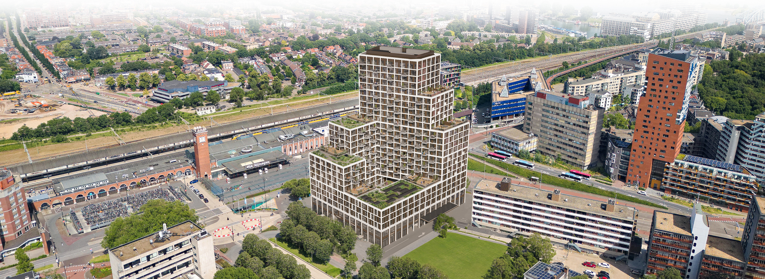 Metterswane_Locatie-1 Artist impression van Het Nieuwe Metterswane vanaf de Stieltjesstraat.